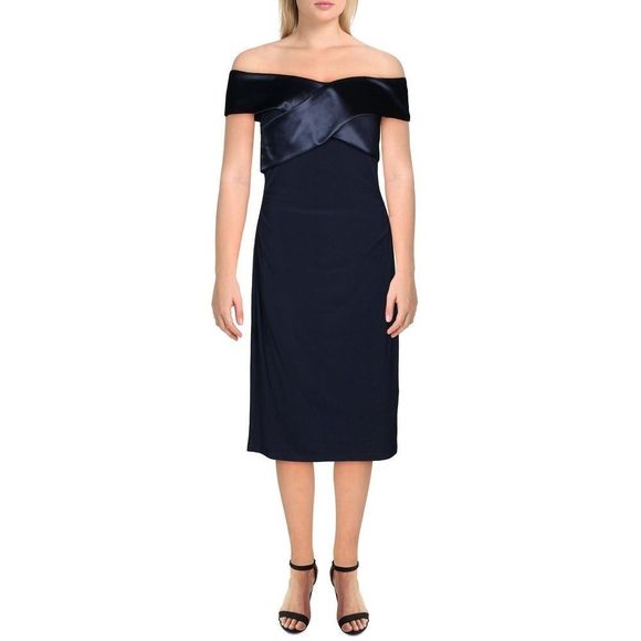 Lauren Ralph Lauren Womens Midi Dress - Picture 3 of 4